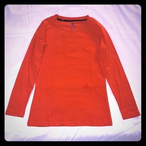 NWOT Tresics Girls Orange Long Sleeve Shirt